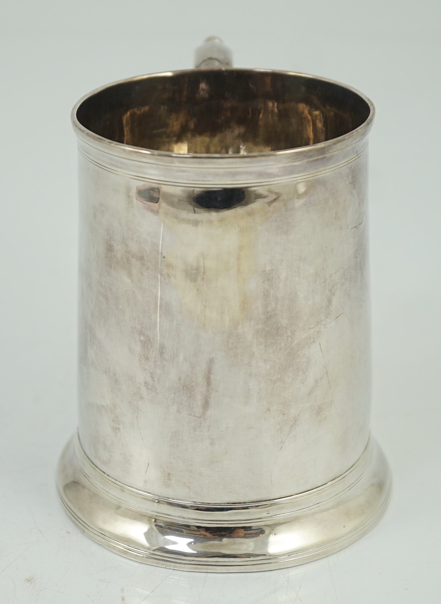 A George II provincial silver mug, by John Langlands